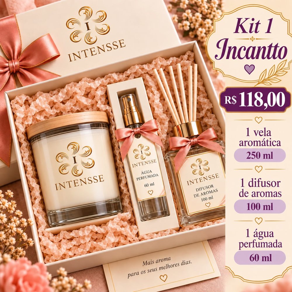 Kit Incantto 3 peças